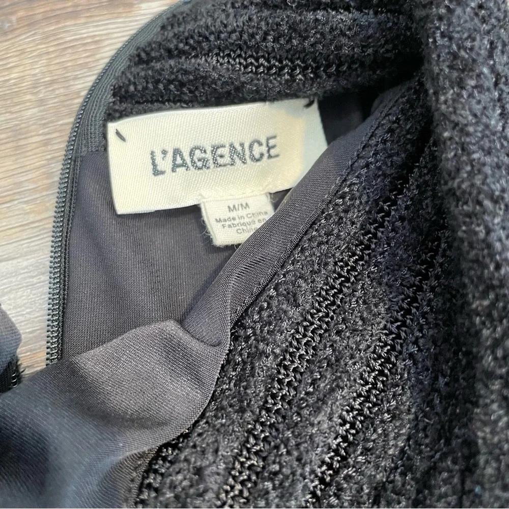 L’AGENCE Edita Ribbed Turtleneck Dress - Picture 8 of 10